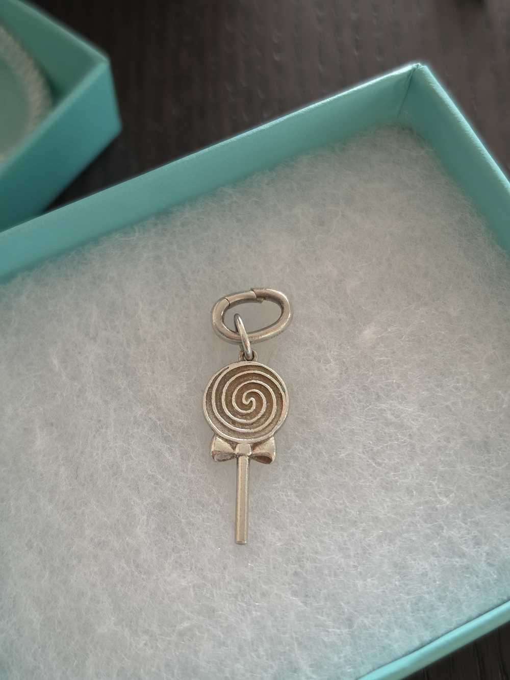 Tiffany & Co. Silver Lollipop Charm Pendant